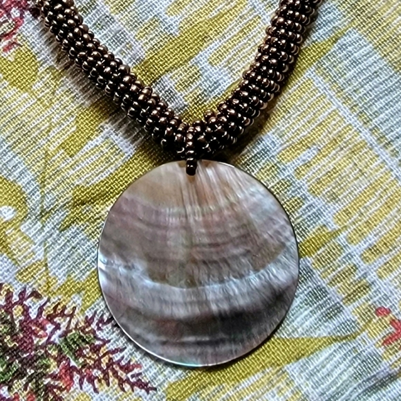 Lia Sophia Jewelry - COPY - 🌕 Retired Lia Sophia Harvest Moon Pendant   EUC 🌕